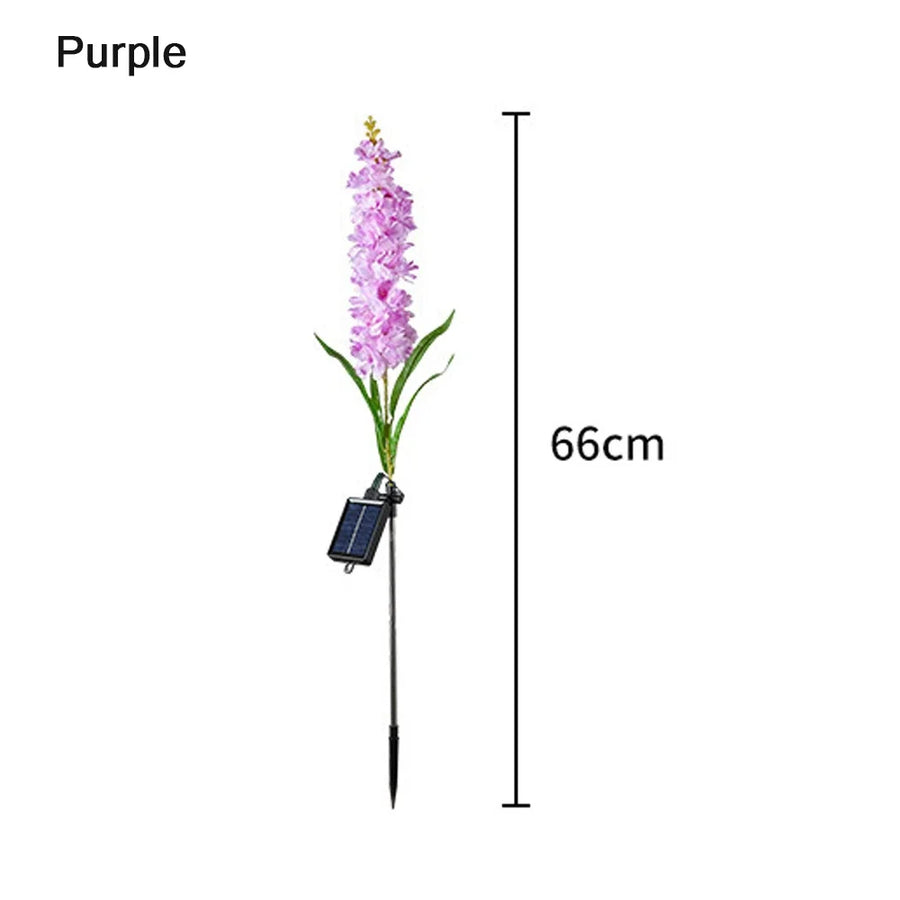 Soft Pink Glow Solar LED Flower Garden Light - Image 11