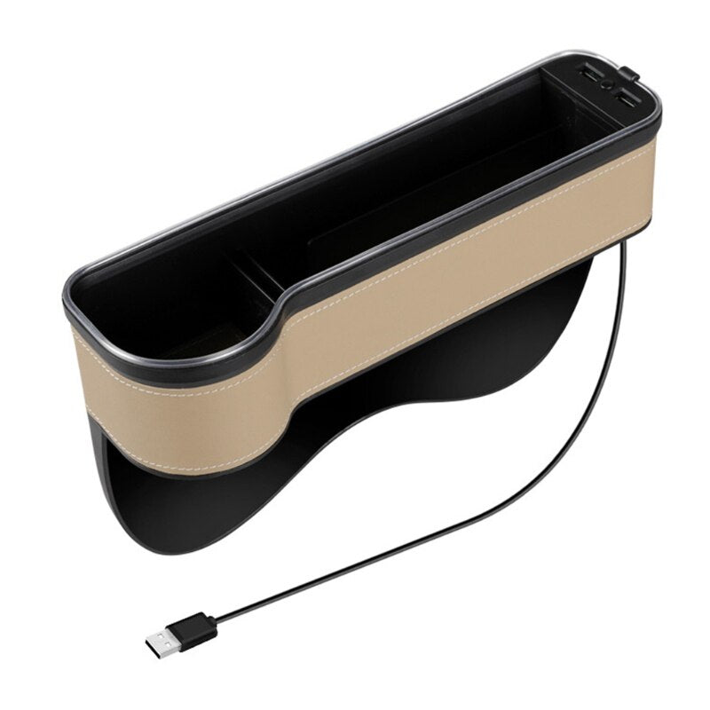 USB Charging LED Car Seat Gap Organizer - Image 7