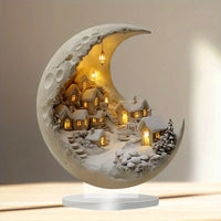 Moon Winter City Decor - Image 1