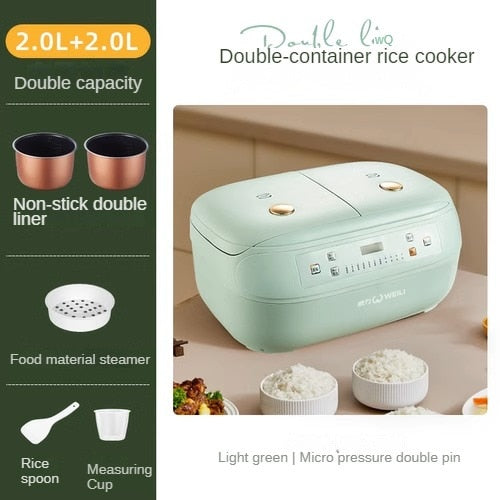 All-In-One Double Container Intelligent Electric Rice Cooker - Image 7