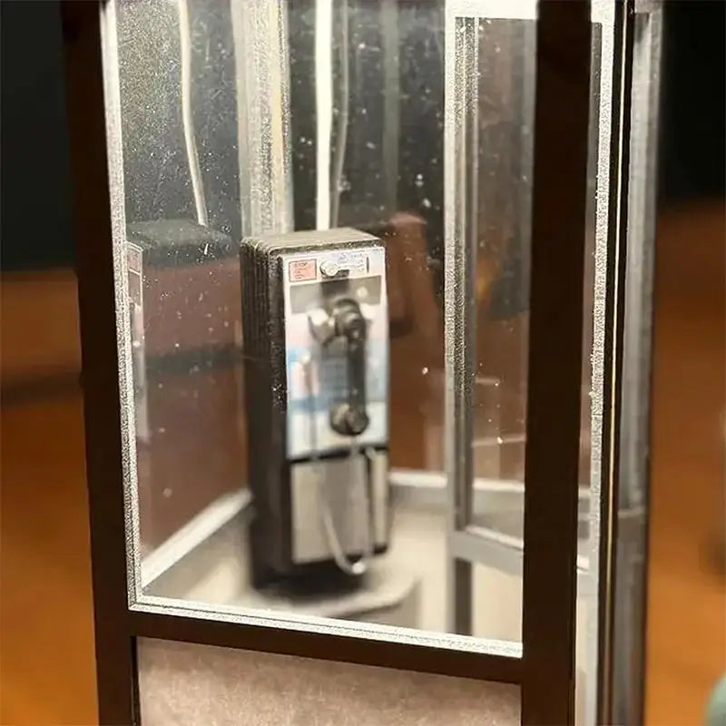 Retro Telephone Booth Table Lamp - Image 1