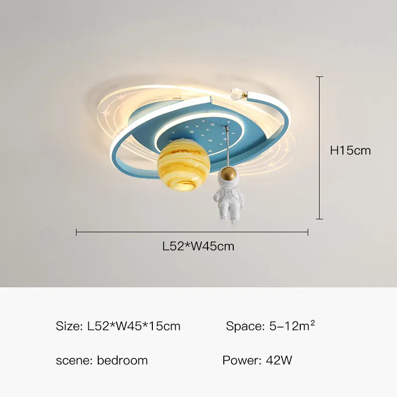Dreamy Astronaut Lunar Light Led Ceiling Lamps - Image 10