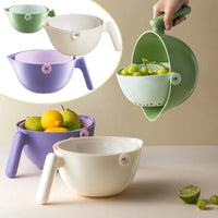 Double Layer Quick Vegetable Drainer Basket - Image 1