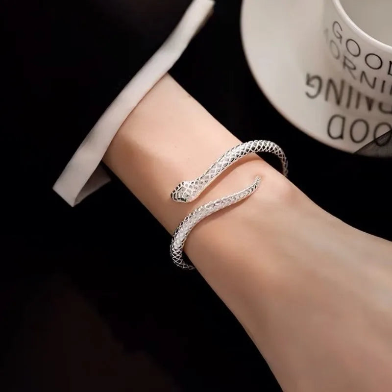 Snake Adjustable Open Women Bracelet - Image 1