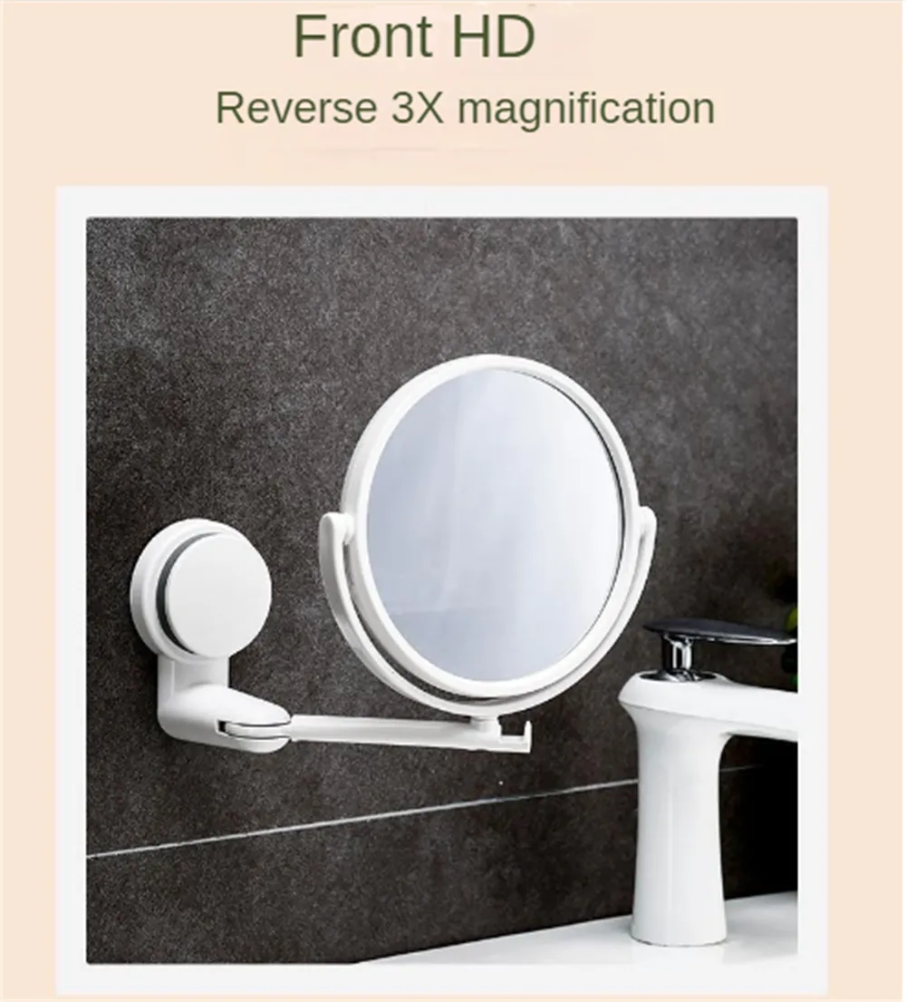 All-Angle Elegance 3X Magnification Wall Mirror