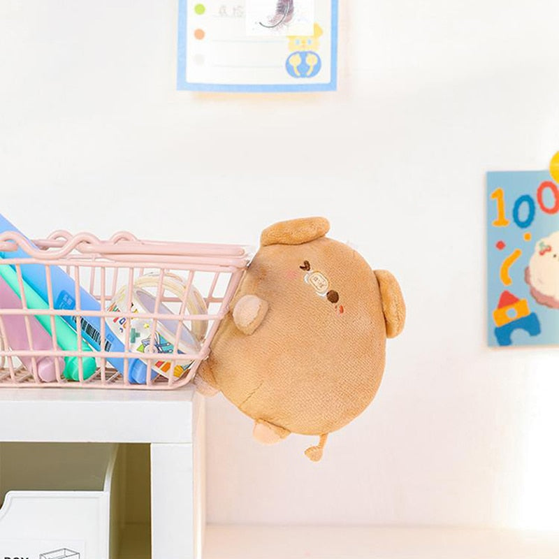 Love Birds Cute Plush Magnetic Keychain - Image 3