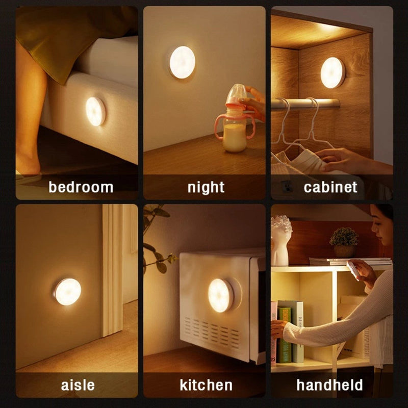 Sticky LED Motion Sensor Mini Night Lamp