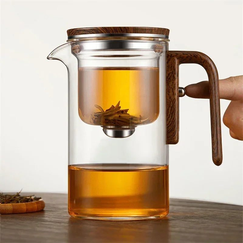 One-Click Magnetic Switch Tea Separation Teapot