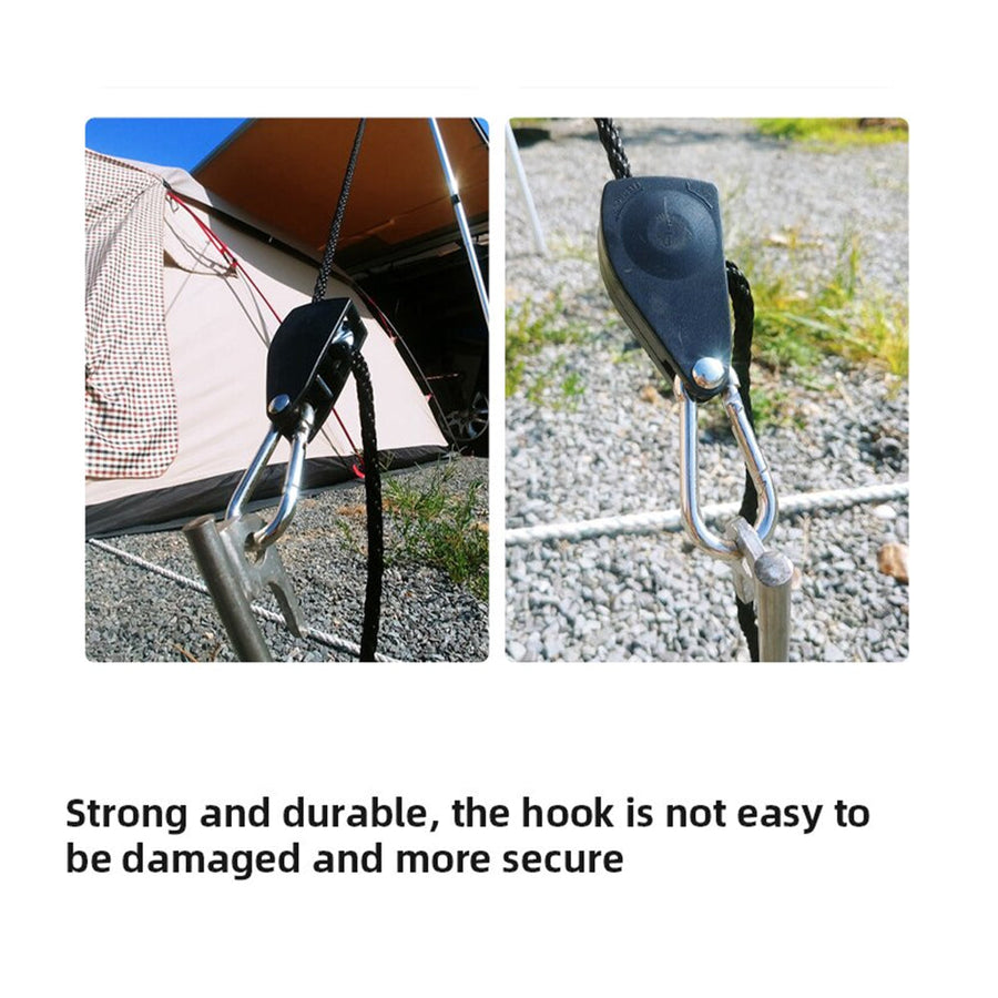 Camp Anywhere Adjustable Ratchet Tent Stabilizer Pulley Hanger - Image 4