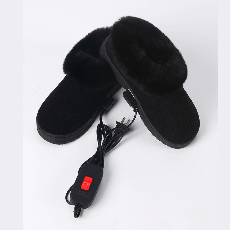 Rechargeable Heated Indoor Winter Slippers - Image 4