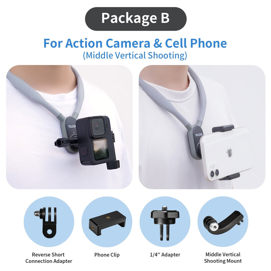 Magnetic Silicone Neck-Mounted Action Camera Accessories - Image 10