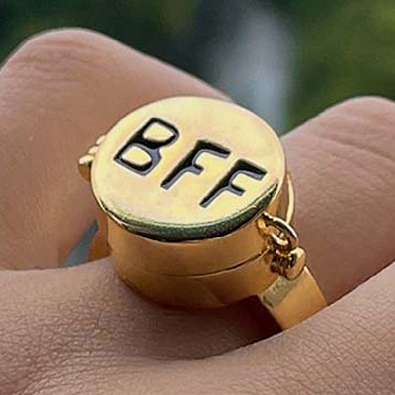 Forever Love Aesthetic Cute Open Ring - Image 2