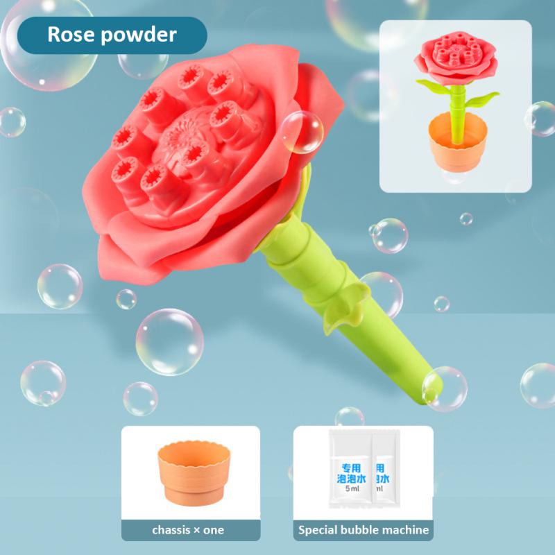 Flower Bubble Maker Toy