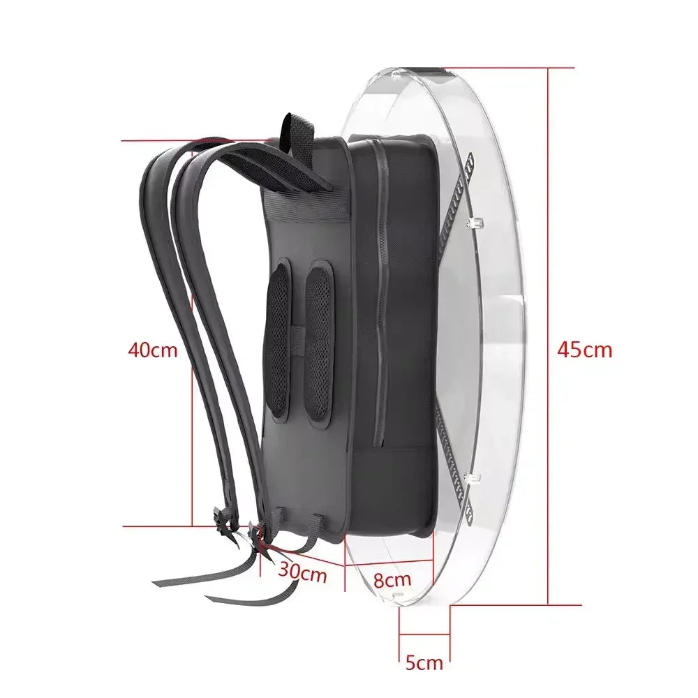 3D Hologram Fan Projector Portable Digital Backpack - Image 5