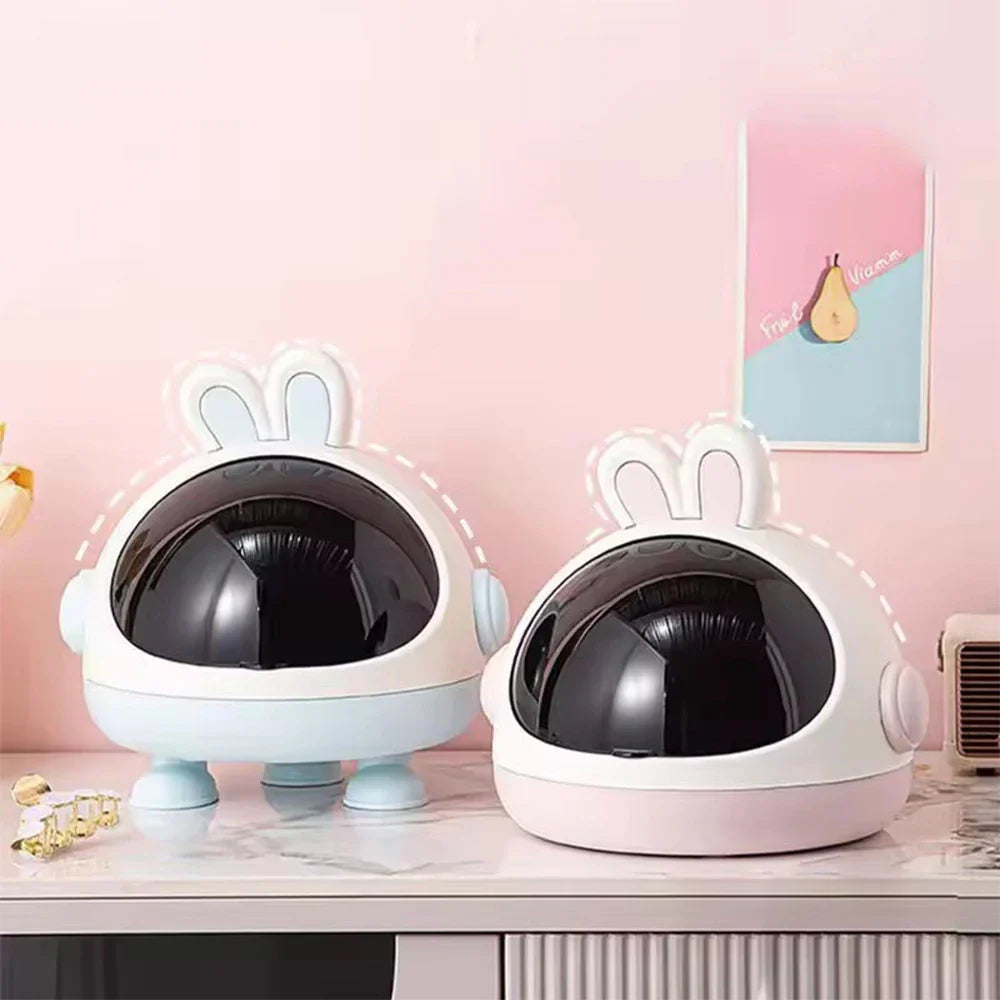 Mini Rabbit Desktop Storage Trash Bin - Image 4