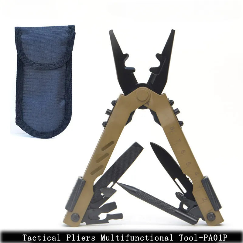 Survival Camping Foldable Knife Pliers Multifunctional Tool - Image 3