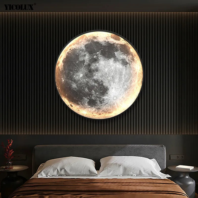 Nordic Artsy Decoration Moon Lamp - Image 0