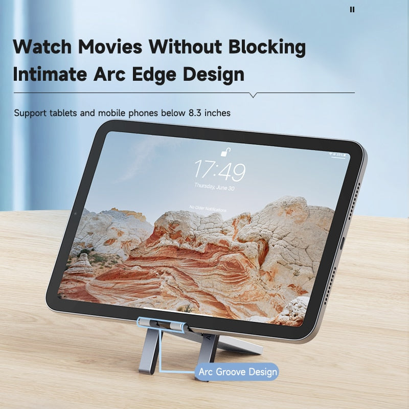Simple Metalic Foldable Phone Holder - Image 3