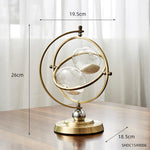 Time Charmer Metal Hourglass Decor