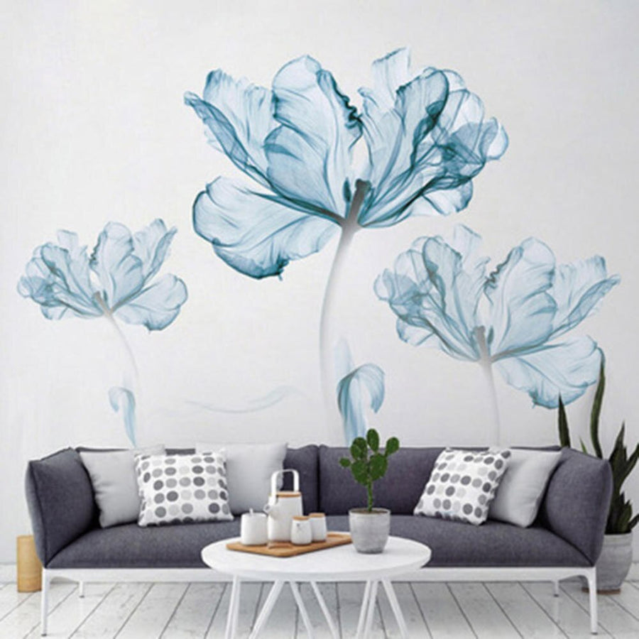 Modern Blossom Lotus Self-Adhesive Wall Sticker - Image 5