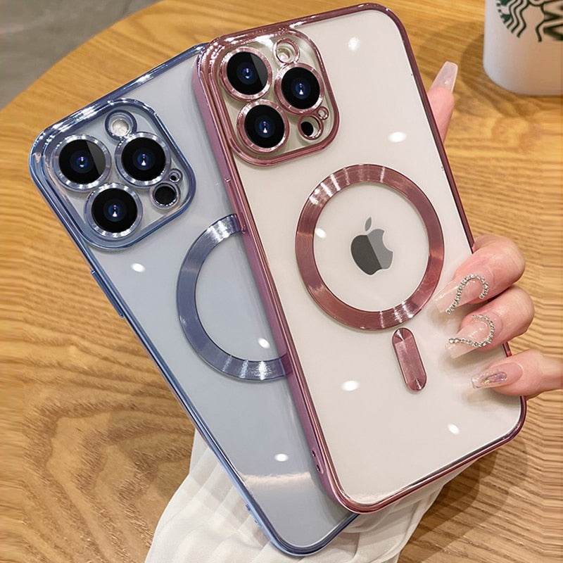 Sky Clear Transparent Silicone iPhone Case - Image 0