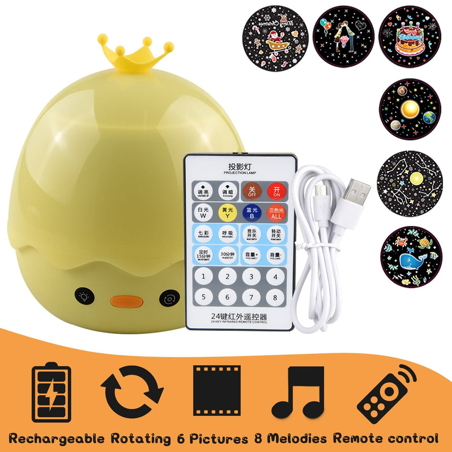 Rotating Deer Music Star Projector Night Lamp - Image 8