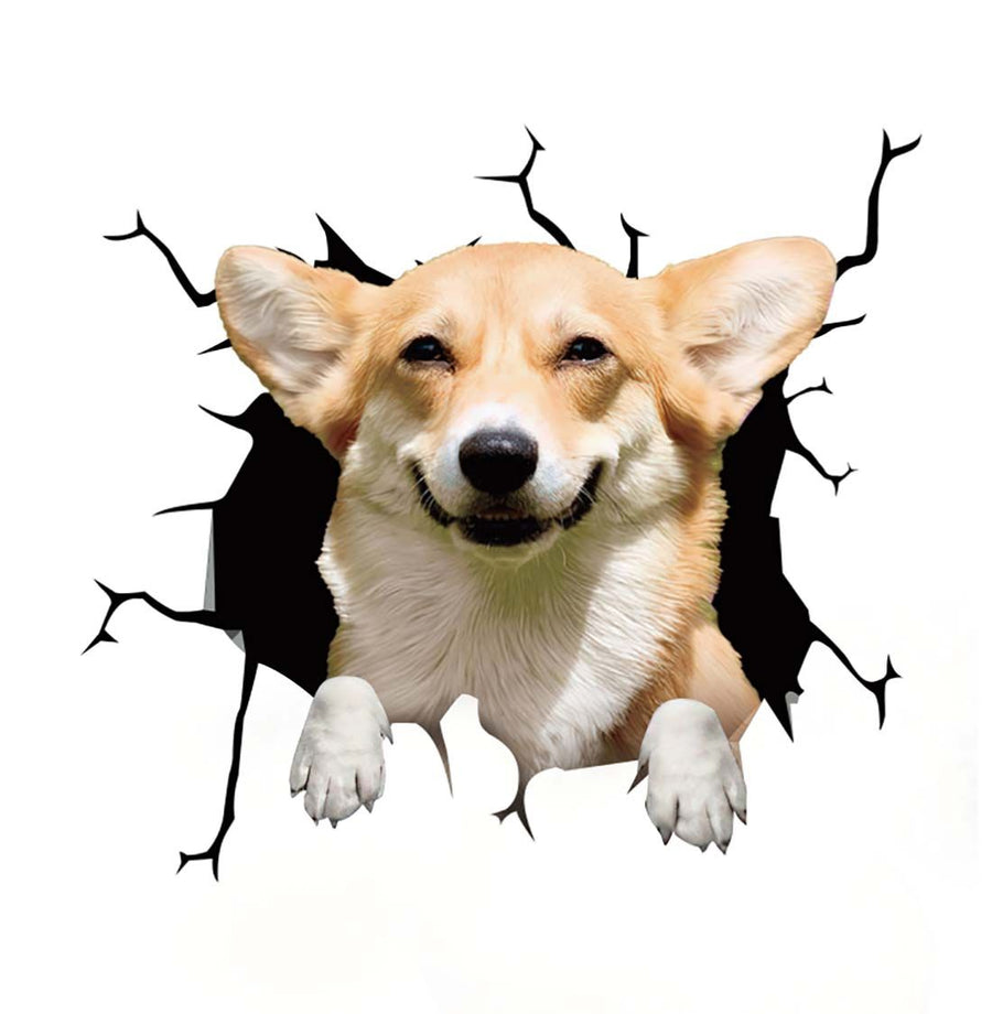 Car Scratch Hider 3D Puppy Sticker - Image 4