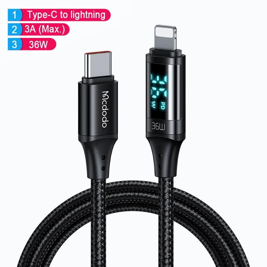 Power Display Universal Fast Charging Phone Cable - Image 8
