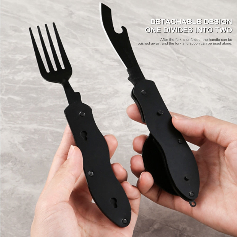 4in1 Easy Cary Travel Cutlery Tool