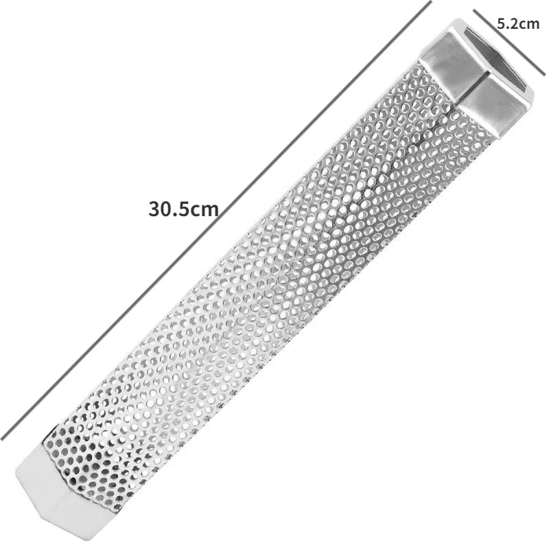 Aromatic Stainless Steel Hexagon BBQ Smoker Tube - Image 6