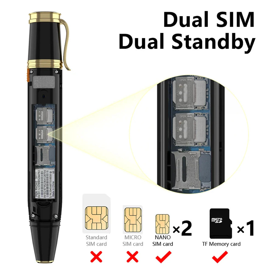 SpyLine Ultra Slim Pen-Shaped Mobile Phone - Image 6