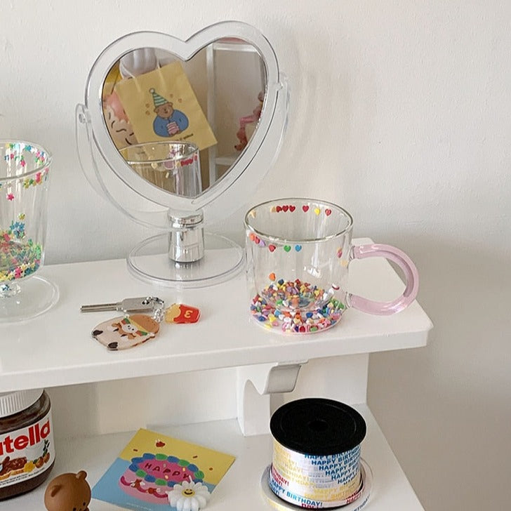 Korean Double Layer Glass Cup - Image 3