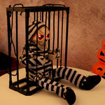 Scary Skeleton Prisoner Halloween Decoration