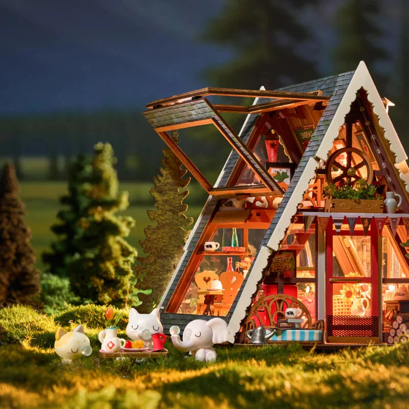 Woodland Dream Miniature Cabin DIY Craft Kit - Image 2