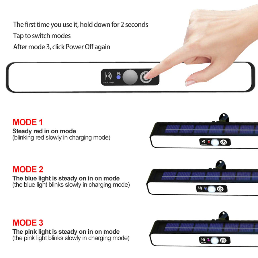 Solar Wall Eco-Friendly Hanging Motion Sensor Light - Image 6