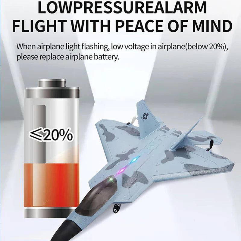 Storm Hawk Ultra Bright LED Foam Jet Fighter - Image 4