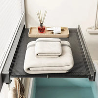 Ultra Suction Expandable Towel Storage Organizer Rack - Image 2