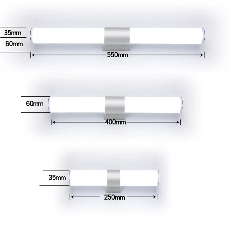 Wall-Mounted Linear Elegant LED Lamp