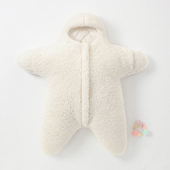 Cute Baby Starfish Winter Onesie - Image 3
