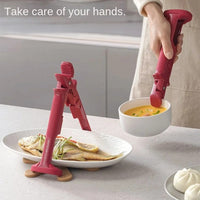 2in1 Anti-Scald Secure Grip Bowl Holder - Image 2