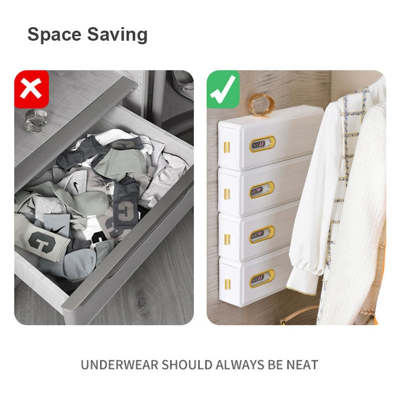 Wall-Mounted Cabinet Cloth Organizer Drawer - Image 3