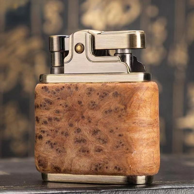 Wooden Vintage Spark Kerosene Lighter