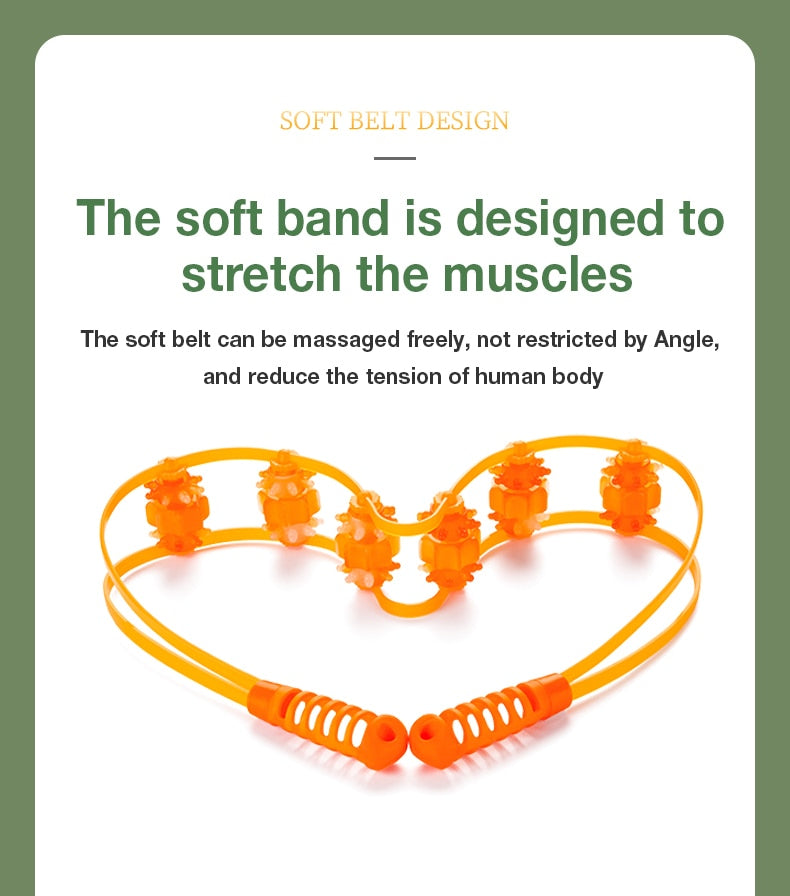 Multifunctional Body Neck Massage Roller - Image 1