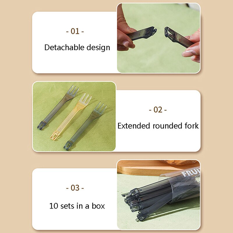 Detachable Travel Double Fork