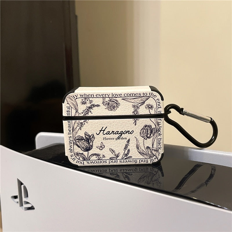 Artistic Flower Leather Airpods Case - Image 5