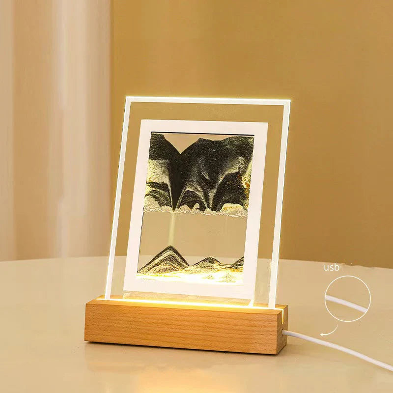 Sand Art LED Quicksand Artistic Table Lamp - Image 11