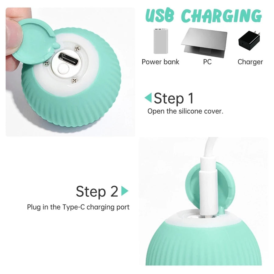 Playful Pet Self-Moving Smart Ball - Image 2