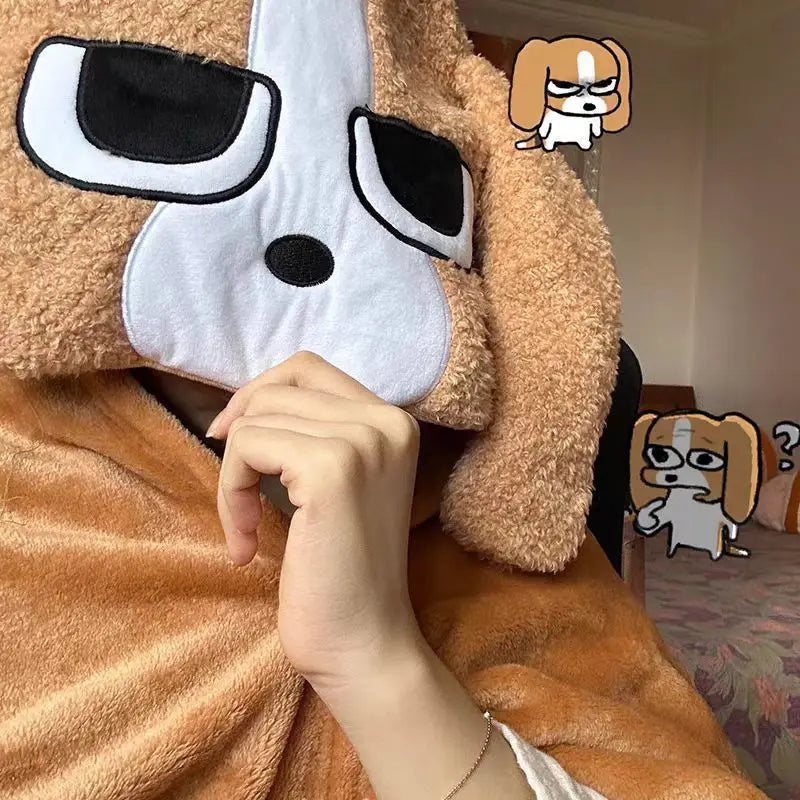 Sleepy Dog Hooded Wearable Blanket - Image 3