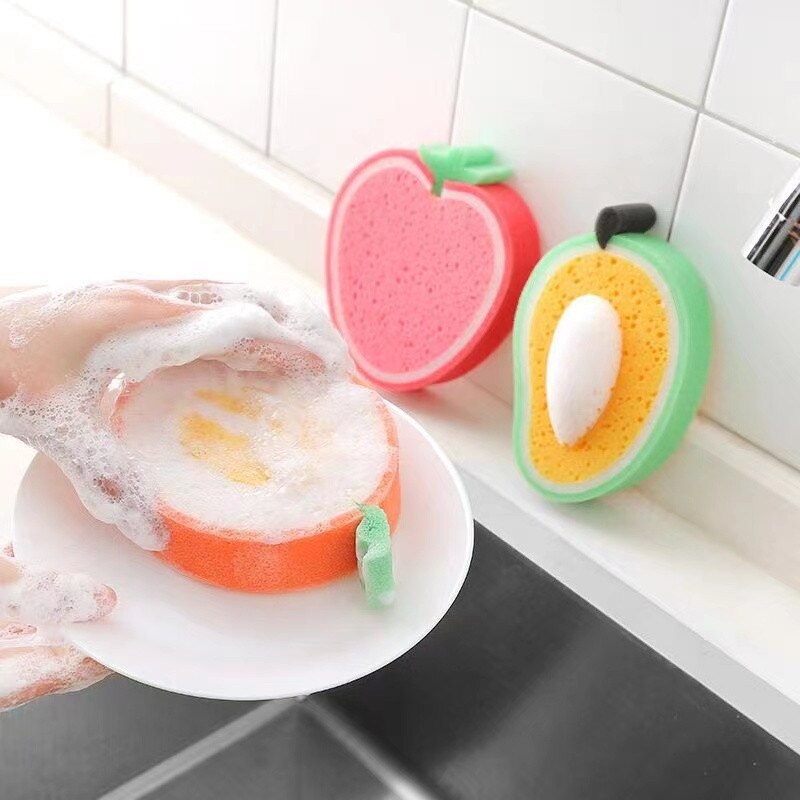 Fruit Shaped Kitchen Dish Cleaning Sponge - Image 2