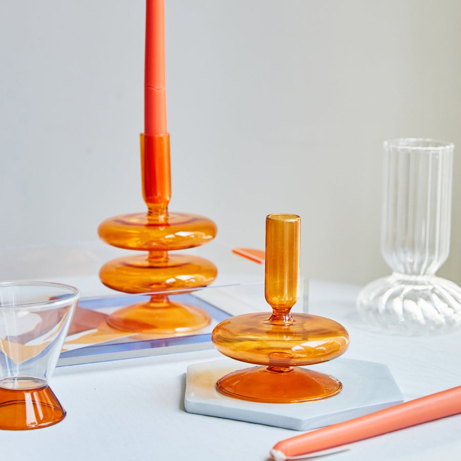 Spiral Geometric Candle Holders - Image 2